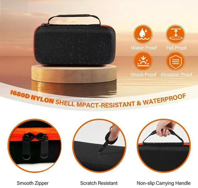 Alt view image 4 of 6 - Wireless Microphone Case Mic Travel Bag Anti-Scratch for JBL Wireless Two Microphone System for JBL PartyBox Wireless Microphone