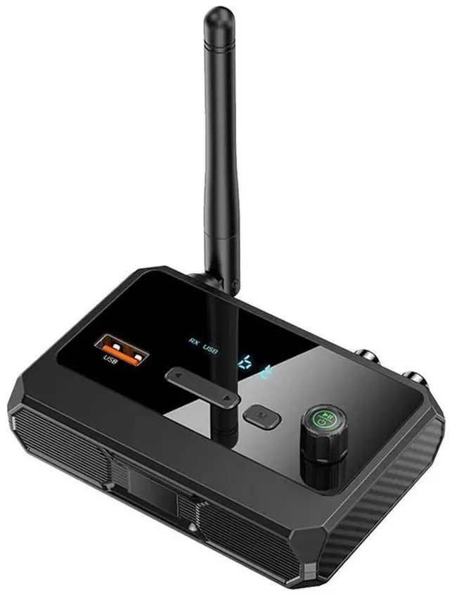 Alt view image 7 of 7 - Bluetooth 5.3 Audio Transmitter Receiver 3.5 RCA Fiber Optical Coaxial U Disk Stereo Music Wireless Adapter Dongle