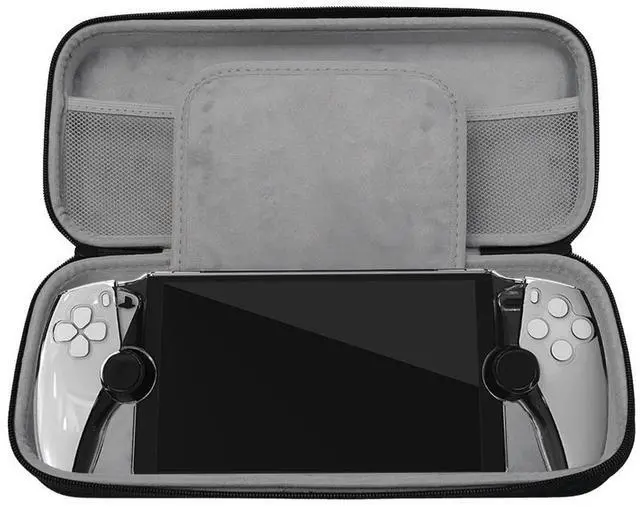 Alt view image 4 of 6 - Carrying Case Shockproof Travel Case Anti Scratch Protective Bag with Mesh Pocket for PS Portal Gaming Accessories