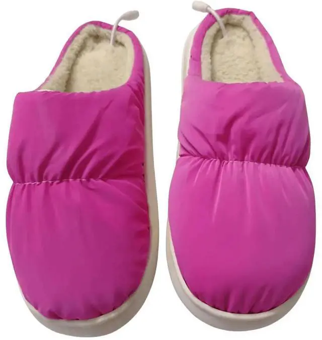 Alt view image 3 of 6 - Electric Heating Slippers Adjustable Temperature Heated Slipper Boot Plush Heated Slippers Winter Heated Boots for Home Office