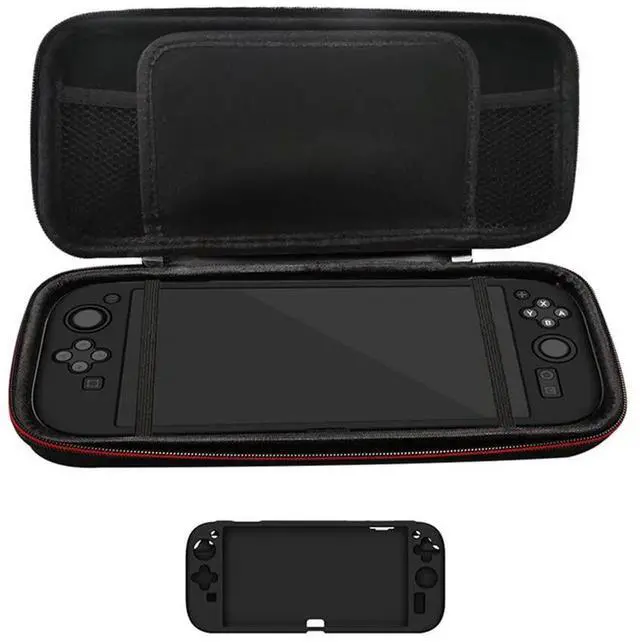 Alt view image 6 of 7 - For Nintendo Switch 2 Game Gamepad Controller Accessories Hard Case Travel Bag Suitcase Carrying Case Console A