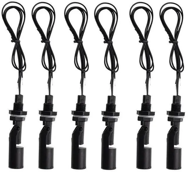 Alt view image 4 of 6 - 6pcs Float Switch Tank Liquid Water Level Sensor Horizontal Float Switch Plastic Aquarium Tank Pool FlowSensor Accessory