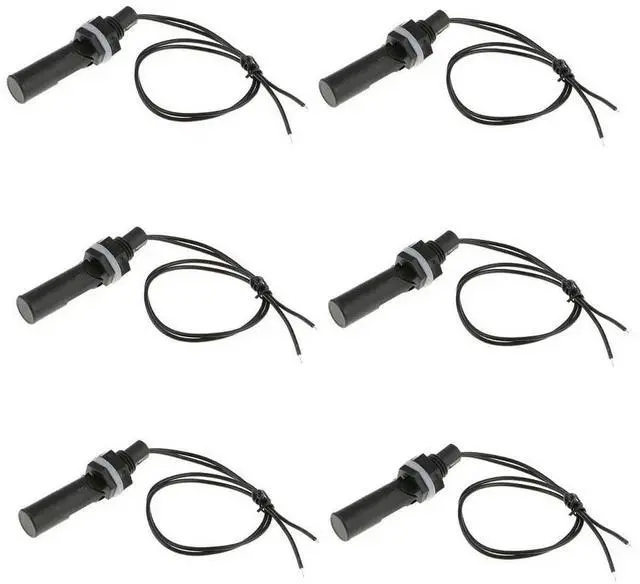 Alt view image 5 of 6 - 6pcs Float Switch Tank Liquid Water Level Sensor Horizontal Float Switch Plastic Aquarium Tank Pool FlowSensor Accessory