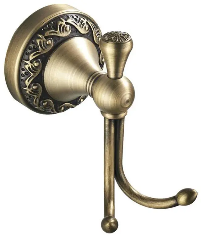 Alt view image 5 of 6 - Bathroom Hardware Accessories European Style Base Wall Hook Brass Holder Toilet Brush Shower Soap Dish Holder Home Improvement
