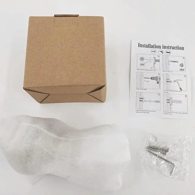 Alt view image 6 of 6 - Bathroom Hardware Accessories European Style Base Wall Hook Brass Holder Toilet Brush Shower Soap Dish Holder Home Improvement