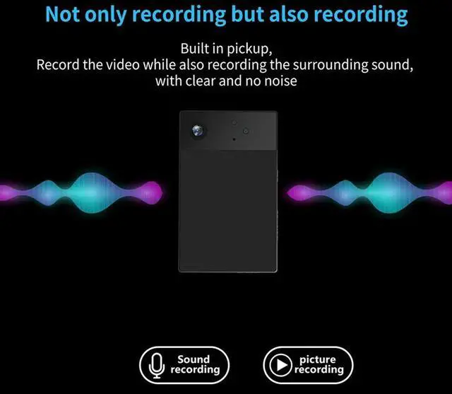 Alt view image 7 of 7 - Wireless Mini Camera Motion Detector For Night, Indoor And Outdoor, Remote, Security