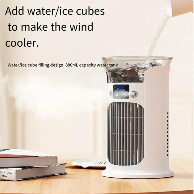 Alt view image 2 of 3 - Portable Air Cooler USB Air Conditioner Humidifier Purifier Cooling Fan For  Home Improvement Tool Accessory