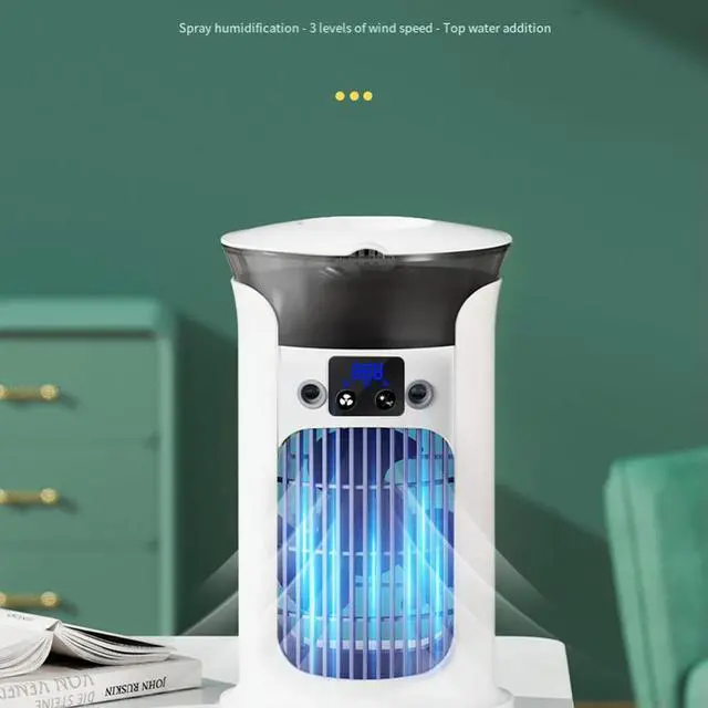 Alt view image 3 of 3 - Portable Air Cooler USB Air Conditioner Humidifier Purifier Cooling Fan For  Home Improvement Tool Accessory