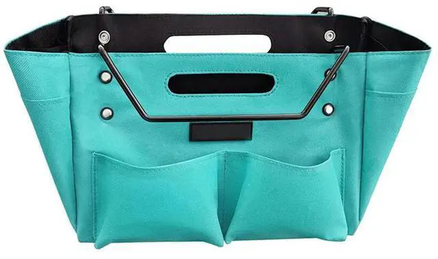 Alt view image 2 of 6 - Telescoping Ladder Tool Bag Tool Hanging Bag Waterproof Oxford Cloth Multifunctional Folding Herringbone Ladder Tool Bag