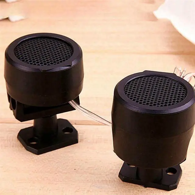 Alt view image 5 of 7 - 5Pair Universal Automotive Audio Speakers 91Db 12V 500W Super Power Audio Sound Loud Black Dome Car Tweeters Speaker