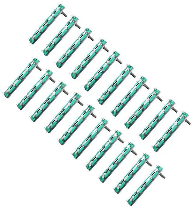 Main image of Straight Dual Linear Slide Potentiometer Handle Fader Variable Resistor Mixer For Home Improvement Tool Accessory