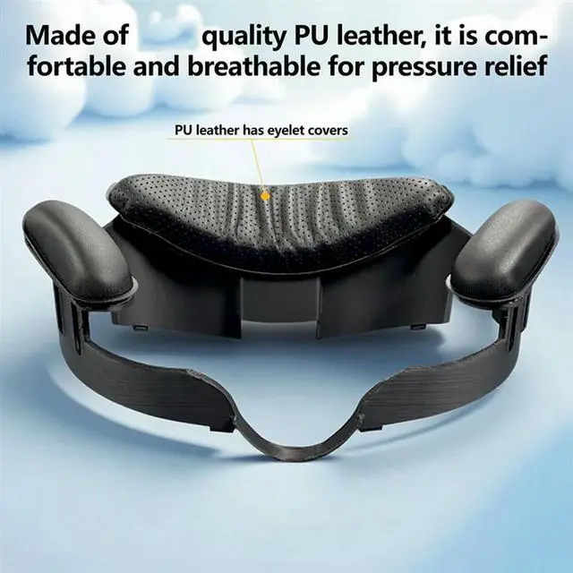 Alt view image 7 of 7 - For Breathable Face Cover Frame Facial Interface Bracket Sport Mode Upgrade VR Accessories Reduce Pressure