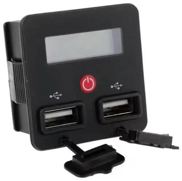 Main image of Acid Tester with Capacity Indicator Voltmeter and Dual USB Charger Ports for 12V 24V Systems