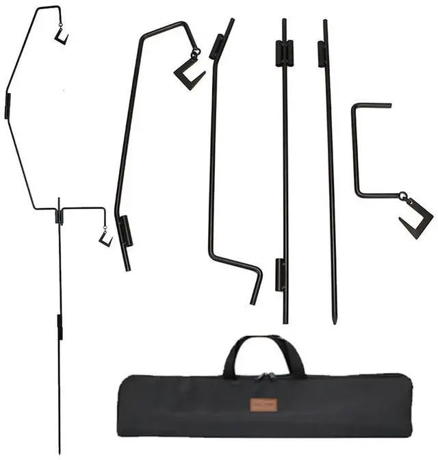 Main image of Portable Lantern Hanger with Bag Camping Lights Support Detachable Outdoor Lamp Support Holder Camping Equipment