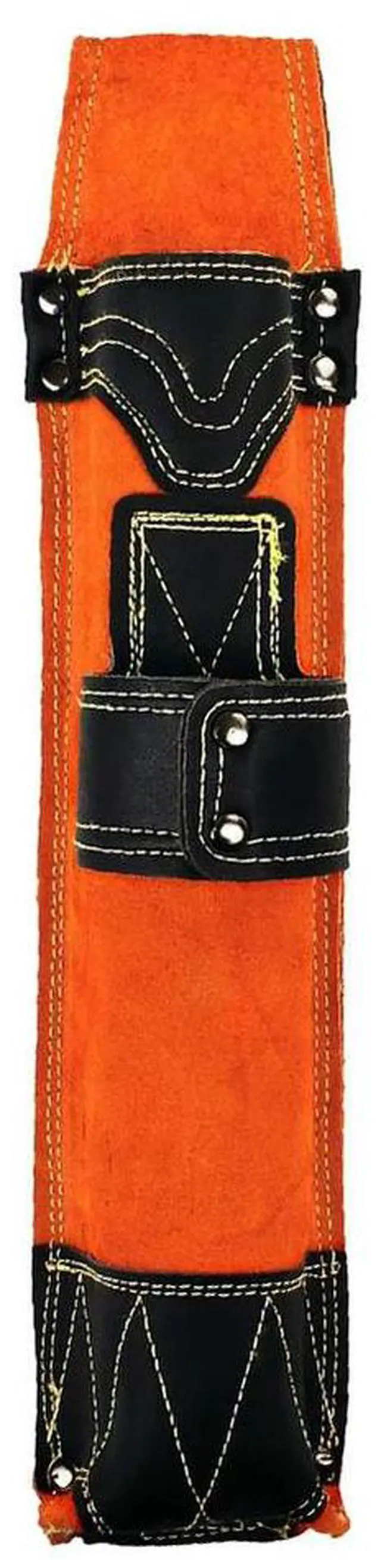 Alt view image 3 of 6 - Flame-Resistant Cowhide Welding Rod Bag Thick Leather Electrode Holder For Electrical Equipment Tool Accessory