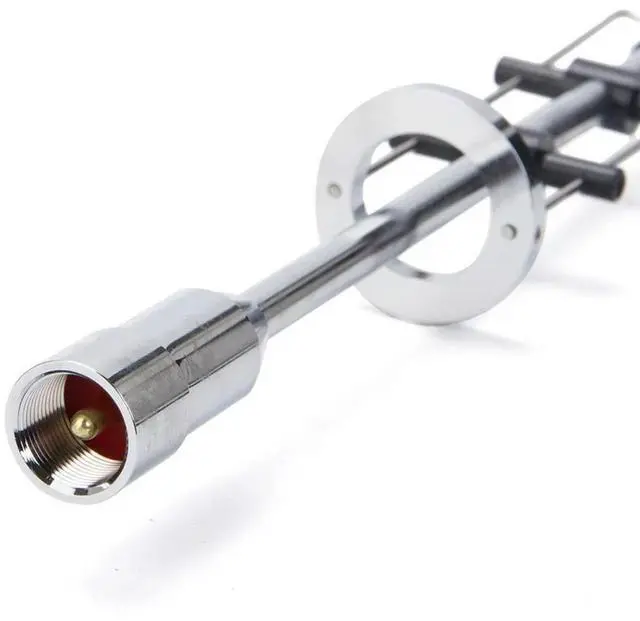 Alt view image 3 of 6 - QM82 CBC435 Dual Band l Radio Antenna 15 4 Inch Stainless Steel VHF UHF 145 435MHz 120W Mobile Two Way Radio Antenna