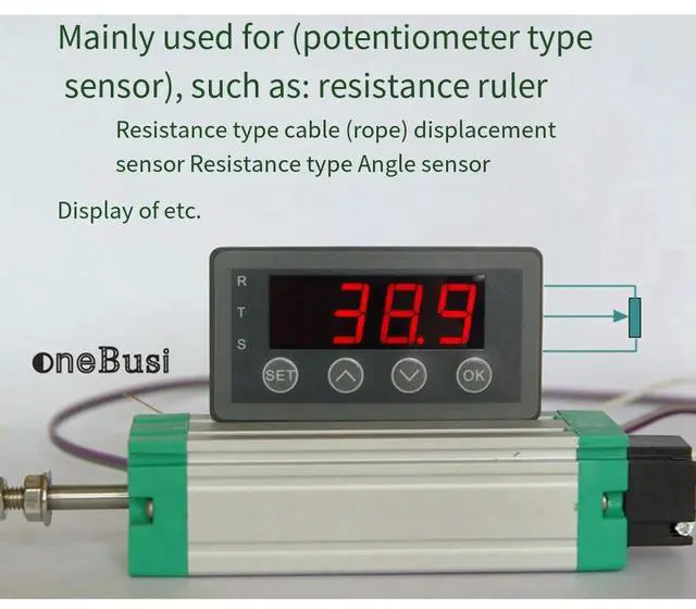 Main image of Industrial Use 79 X 43 X 25 Mm Analog Input Display Current Voltage Display Display In Percentage Plastic Material