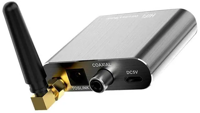 Alt view image 5 of 7 - Bluetooth Audio Adapter - Wireless Transmitter & Receiver With Aptx-HD Toslink/Coaxial Output For TV Car Computer