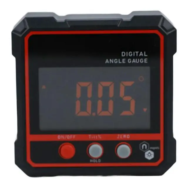 Alt view image 3 of 6 - Electronic Digital Tilt Angle Box Bottom Magnetic Inclinometer AInclination Box Bottom Magnetic Measuring Instrument
