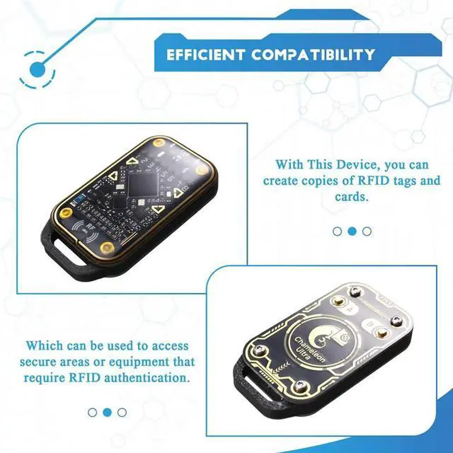 Alt view image 6 of 7 - Chameleon Ultra RFID Chip Reader Card Emulator ID IC 125Khz 13.56Mhz Card Decode NFC Duplicator