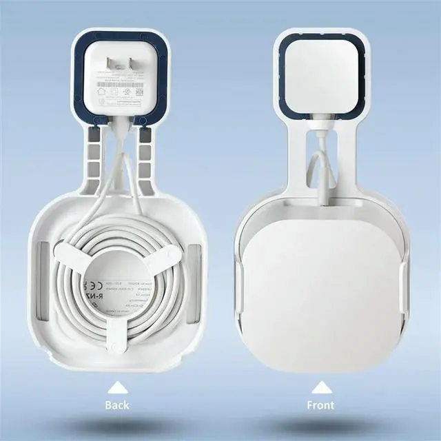 Alt view image 7 of 7 - 2X Wall Mount Bracket For Eero 6+ Dual-Band Mesh Wi-Fi 6+ Router, Sturdy Socket Bracket, Space Saving, Wire Management