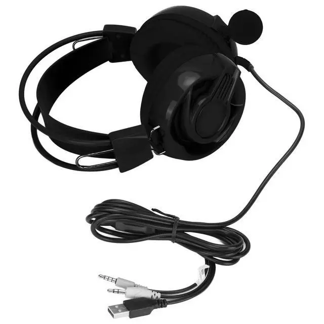 Alt view image 6 of 6 - Gaming Headset Wired Comfortable Multifunctional Multicolor RGB Headphone with Omnidirectional Microphone Computer Game Hardware