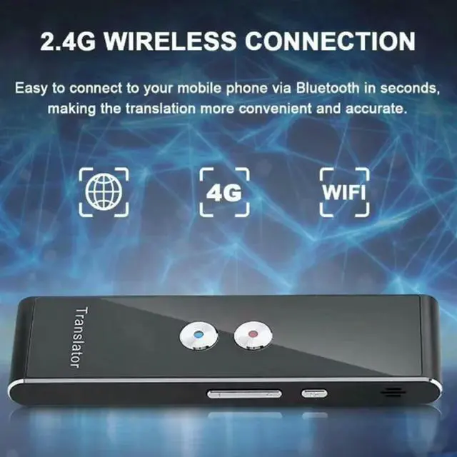 Alt view image 5 of 7 - 40 Languages Multi-ligent Instant Translation Wireless Voice Translation 2 Way Real-Time Voice Translation Travel