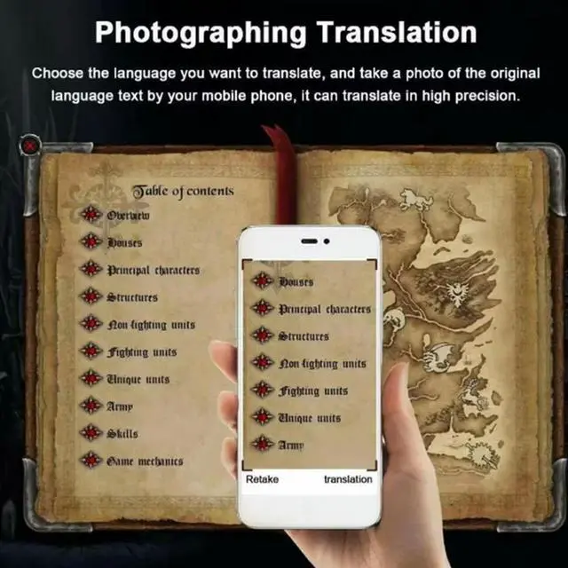 Alt view image 7 of 7 - 40 Languages Multi-ligent Instant Translation Wireless Voice Translation 2 Way Real-Time Voice Translation Travel