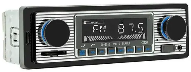 Alt view image 5 of 6 - 4-Channel 60W Bluetooth Car Radio Car MP3 Player Plug-In U Disk Car Radio With Wiring Protection Function For Car