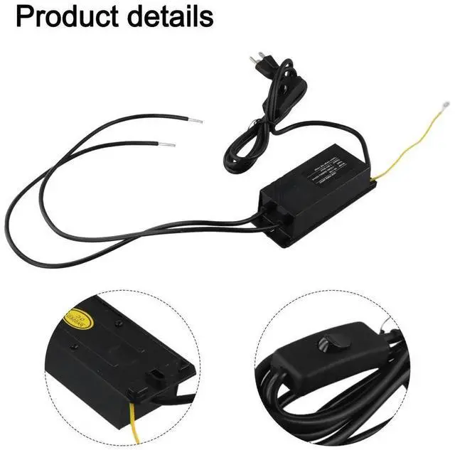 Alt view image 4 of 6 - Electronic Transformer 110V AC 7 5KV 30mA with Adapter for Neon Light Power Supply Stable and Flicker Operation