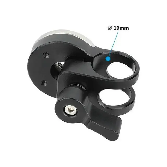 Alt view image 6 of 6 - Camera Rod Clamp With ARRI-Style Rosette M6 19Mm Studio System Rod Clamp For Enhanced Camera Stability And Precision B