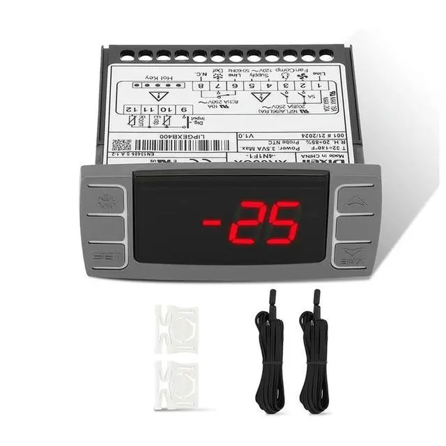 Alt view image 7 of 7 - XR06CX-4N1F1 Temperature Controllers, Programmable Digital Thermostat With Sensor Probe
