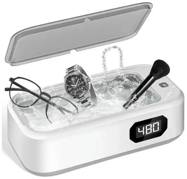 Main image of Ultrasonic Cleaners 49Khz Ultrasonic Cleaner For Jewelry Razors Watches Combs Brushes Rings And Eyeglasses EU Plug