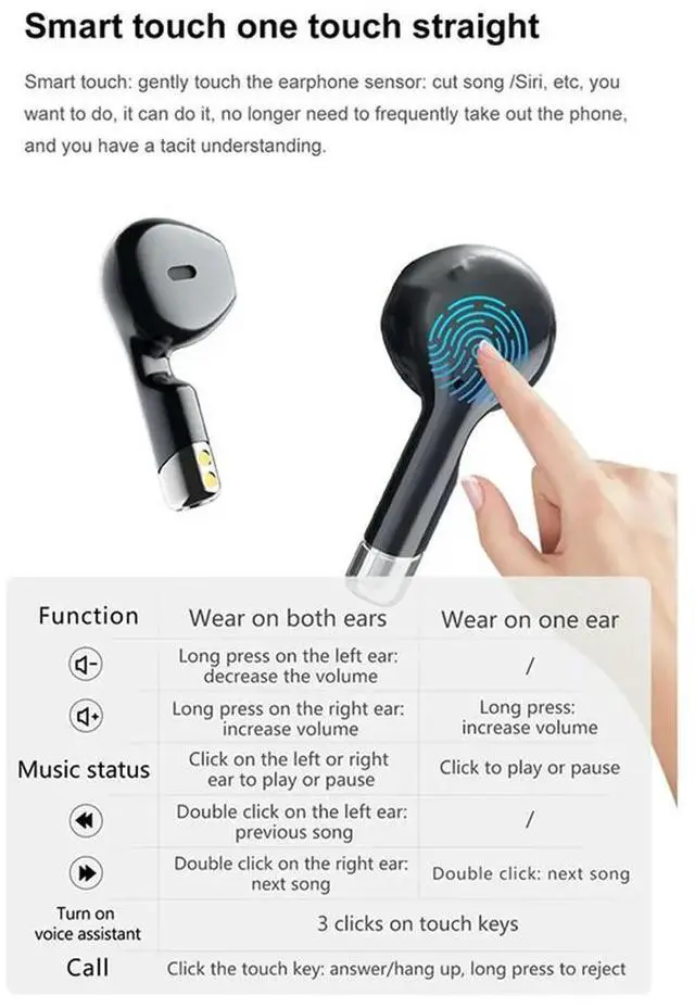 Alt view image 3 of 3 - BT Headset NFC Watch 2 In 1 Sport Fitness Weather Headphone Waterpoof Heart Rate