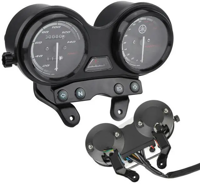 Alt view image 2 of 6 - Universal DC 12V Motorcycle Motorbike 12000RPM LCD Odometer Speedometer Clear High Precision Easy Installation Fit for YBR 125