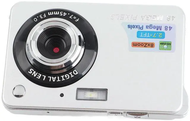 Alt view image 3 of 6 - Digital Camera for Teens 48MP HD 2.7 Inch TFT Screen 8X Zoom Autofocus Anti Shake Pocket Compact Camera for Travel Photography