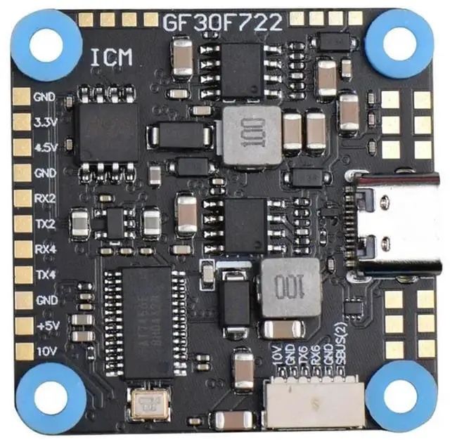 Main image of GF30F722-ICM F722 Baro OSD 5V 10V Dual BEC Flight Controller For RC FPV Freestyle HD Drones Parts