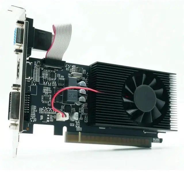 Alt view image 6 of 7 - GT730 4GB Graphics Card GT730 DDR3 128Bit GDDR3 Graphics Cards -Compatible, DVI & VGA Output