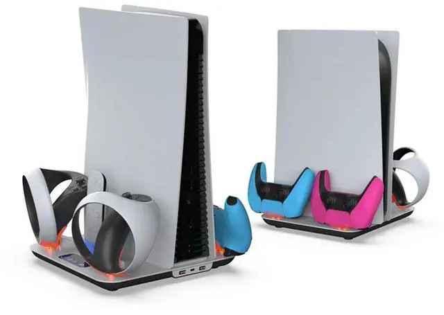 Main image of For PSVR2 Stand With Controller Holders, Headset Hanger, And Type-C Charging Cable For PSVR2/PS5 Accessories