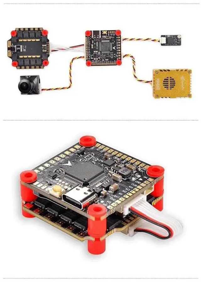 Alt view image 7 of 7 - F405 V3S PLUS Stack F405 Flight Controller BLHELI_S 65A 4In1 ESC 30.5X30.5Mm For RC FPV 5-15Inch Freestyle Drones Parts