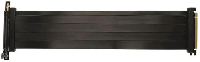 Alt view image 3 of 6 - PCIE 4.0 X16 Riser Cable High Speed Flexible Shielding 90 Degree Connector GPU Card Extension Cable for RTX4090 RX6950XT 15.8in