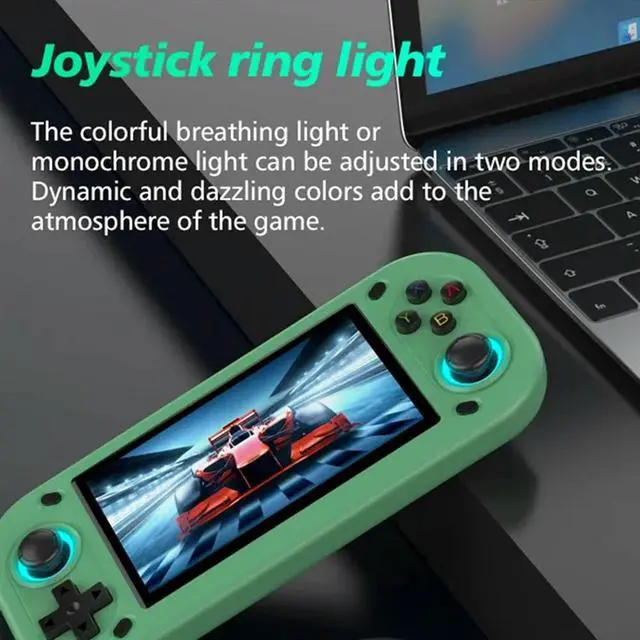 Alt view image 6 of 7 - R43S Retro Handheld Video Game Console 4.3Inch IPS Screen Game Console Portable Pocket Video Player