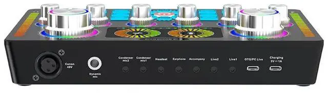 Main image of Audio Sound Card Professional Live Sound Card Professional Live Broadcast Equipment Supports Multi-Platform Live Singing