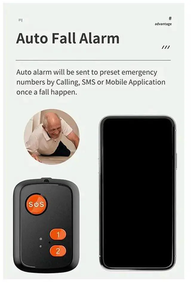 Alt view image 7 of 7 - 2X GPS + Beidou Tracker RF-V51 Compatible With 4G LTE/3G WCDMA/2G GSM SOS Alarm Two-Way Voice Tracking (A)