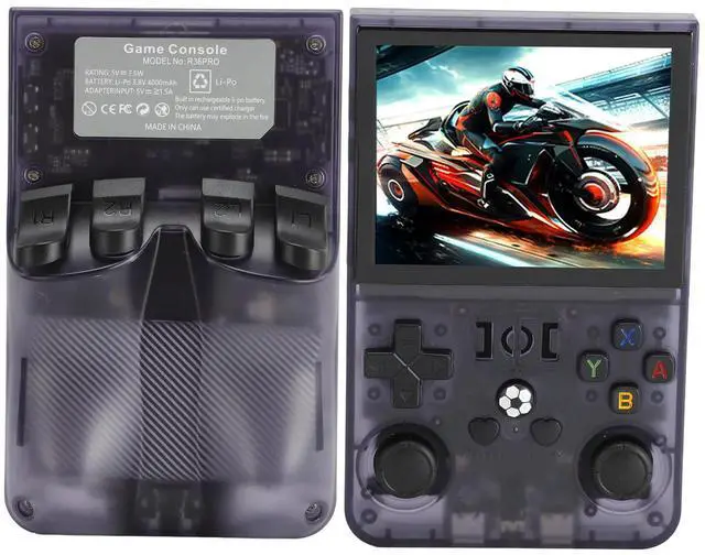 Alt view image 5 of 6 - Handheld Game Console 4000MAH Retro Game Console for Linux System 3.5inch IPS Screen Portable Pocket Game Console for Home Trave