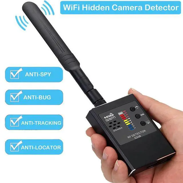 Alt view image 5 of 7 - 3X Anti Detector RF Signal Wireless Camera Lens Bug GPS Tracker Magnetic GSM Device Scan Finder