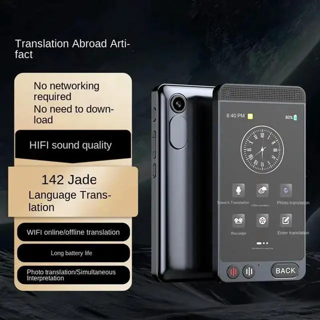 Alt view image 2 of 6 - AI Voice Translator ligent Online Real Time 142 Language Translation Simultaneous Interpretation For Travel