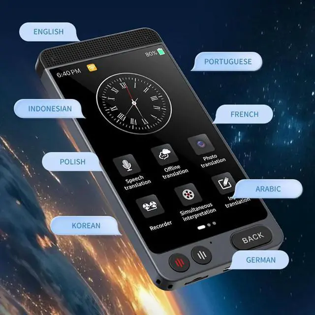 Alt view image 3 of 6 - AI Voice Translator ligent Online Real Time 142 Language Translation Simultaneous Interpretation For Travel