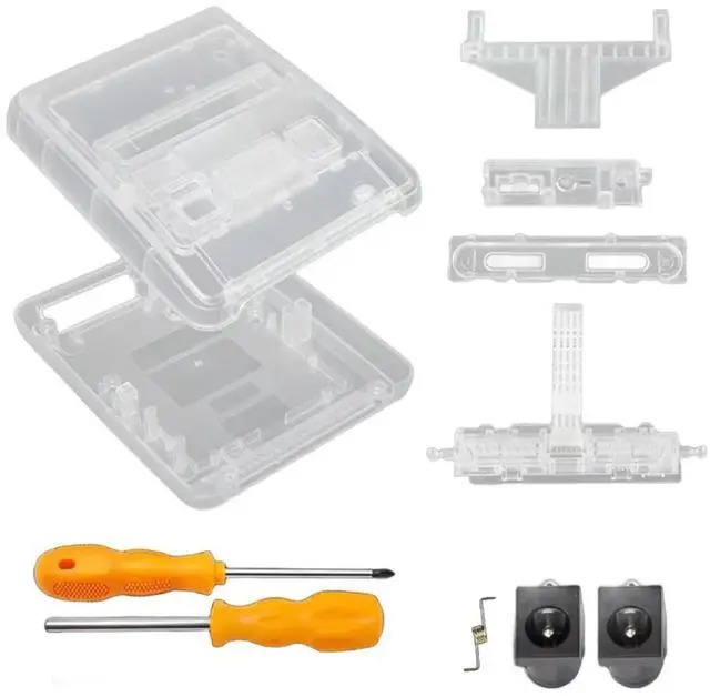 Main image of For Super Famicom Console For Super NES Game Console Replacement Transparent SFC Case Box Design