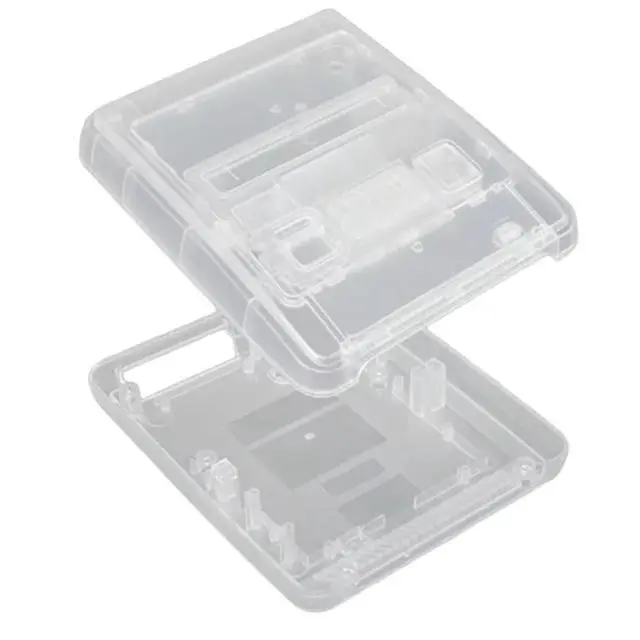 Alt view image 3 of 6 - For Super Famicom Console For Super NES Game Console Replacement Transparent SFC Case Box Design